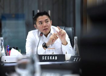 Sekretaris Kabinet (Seskab) Teddy Indra Wijaya