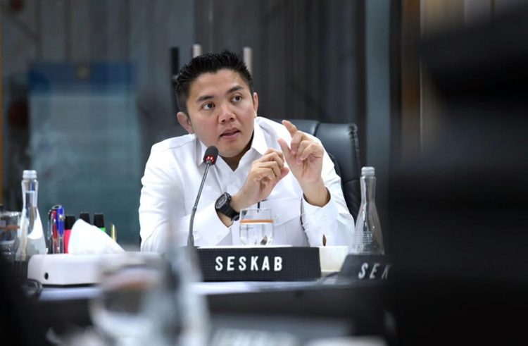 Sekretaris Kabinet (Seskab) Teddy Indra Wijaya