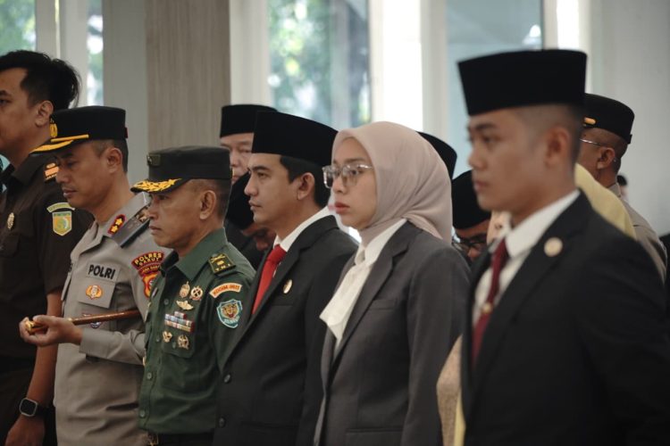 Ketua DPRD Garut Aris Munandar menghadiri acara Pelantikan