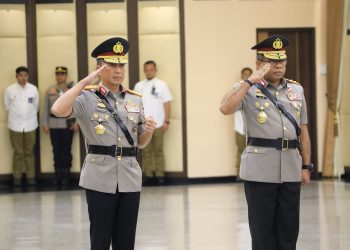 Sertijab Pejabat Utama Mabes Polri dan Kapolda jajaran di Gedung Rupatama Mabes Polri, Jumat (30/1/2026)
