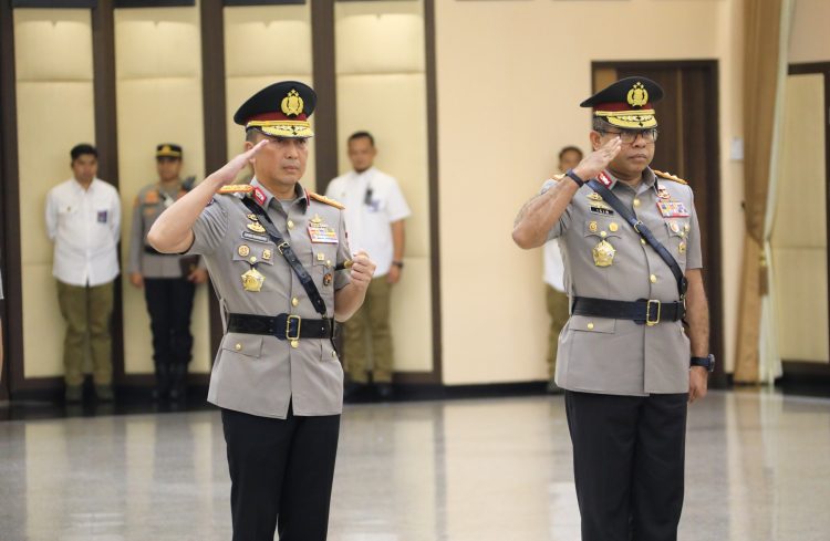Sertijab Pejabat Utama Mabes Polri dan Kapolda jajaran di Gedung Rupatama Mabes Polri, Jumat (30/1/2026)