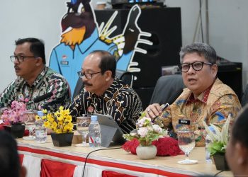 Deputi Bidang Koordinasi  Hukum Kemenko Kumham Imipas, Nofli 
melakukan pertemuan dengan Wakil Gubernur Aceh, Fadhlullah, Rabu (11/9/2025). Foto: Dok. Kemenko Kumham Imipas.