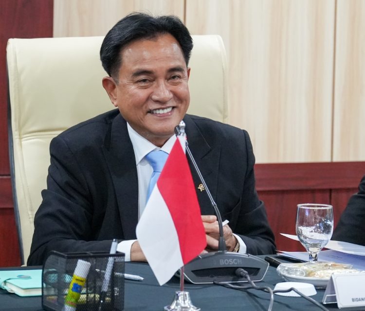 Menteri Koordinator Bidang Hukum, Hak Asasi Manusia, Imigrasi, dan Pemasyarakatan (Menko Kumham Imipas) Yusril Ihza Mahendra. (Foto: Humas Kemenko Kumham Imipas)