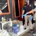 Penggerebekan pabrik narkotika golongan I jenis MDMB-4en-Pinaca atau tembakau sintetis di salah satu kawasan perumahan di Tangerang, Banten