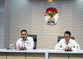 Konferensi pers penetapan 5 orang tersangka dari 8 orang tertangkap tangan kasus dugaan tindak pidana korupsi terkait pemeriksaan pajak di lingkungan KPP Madya Jakarta Utara periode 2021-2026 di Gedung Merah Putih, Jakarta, pada Minggu (11/1/2026)