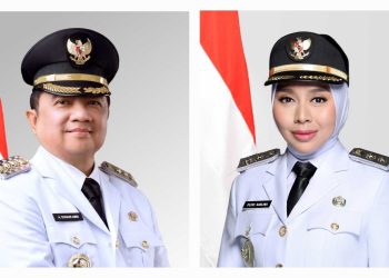 Bupati Garut Abdusy Syakur Amin dan Wakilnya Putri Karlina