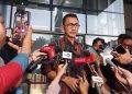 Juru Bicara KPK, Budi Prasetyo ketika diminta keterangan di Gedung Merah Putih KPK. (Foto: Ainul Ghurri/Kabariku)