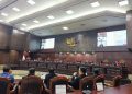 Ilustrasi sidang uji materi di Mahkamah Konstitusi/MK. (Foto: Ainul Ghurri/Kabariku)