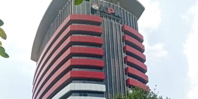 Gedung Merah Putih KPK, di Kuningan, Jakarta Selatan. (Foto: Ainul Ghurri/Kabariku)