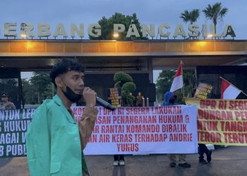 Mahasiswa desak DPR bentuk TGPF untuk usut teror air keras terhadap aktivis KontraS Andrie Yunus.(Istimewa)