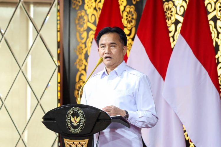 Menko Kumham Imipas Yusril Ihza Mahendra. (Foto: Humas Kemenko Kumham Imipas)