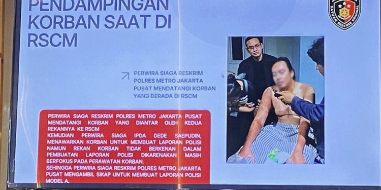 Polda Metro Jaya saat menggelar konferensi pers update kasus penyiraman air keras ke aktivis KontraS Andrie Yunus