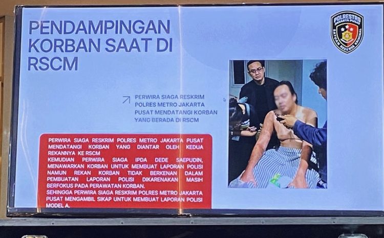 Polda Metro Jaya saat menggelar konferensi pers update kasus penyiraman air keras ke aktivis KontraS Andrie Yunus