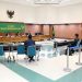 Majelis Kehormatan Hakim (MKH) tengah menggelar sidang etik di Mahkamah Agung. (Foto: Humas KY)