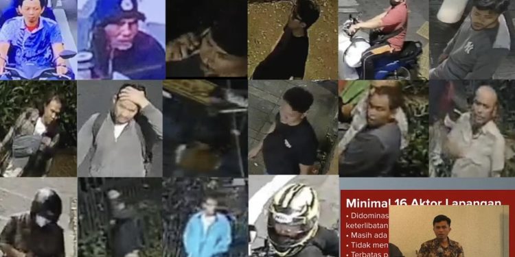 TAUD mengungkap 16 OTK yang diduga terlibat dalam teror penyiraman air keras terhadap aktivis KontraS Andrie Yunus. Investigasi sebut adanya pola operasi terstruktur (Doc.TAUD)