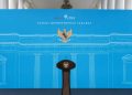 ruang konferensi pers Istana Kepresidenan