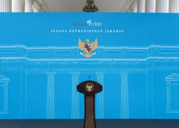 ruang konferensi pers Istana Kepresidenan