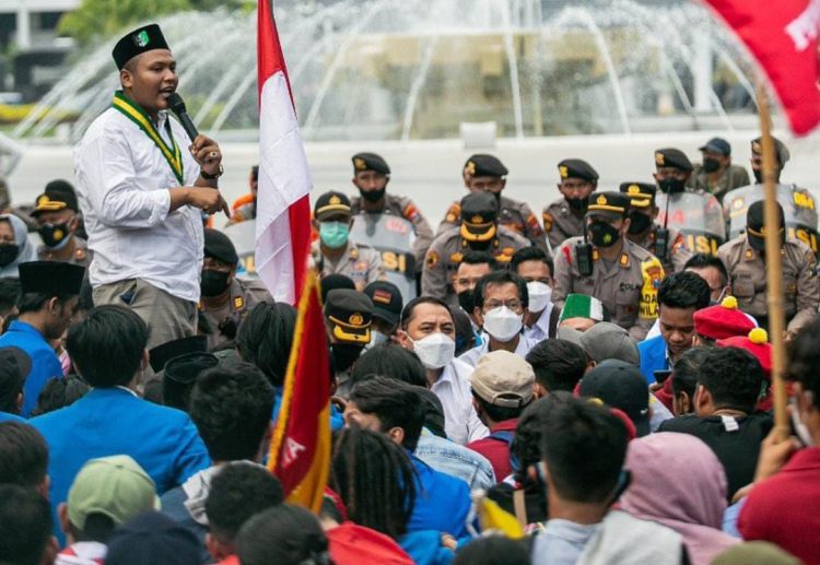 PB SEMMI menyoroti pidato Prabowo Subianto di Monumen Nasional saat May Day,(Istimewa)