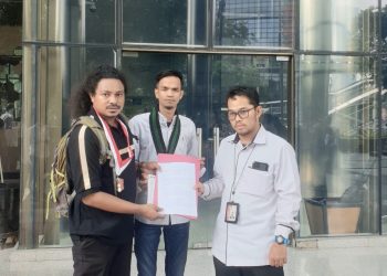 GMNI Jakarta dan HMI menggelar aksi meminta transparansi proyek KDMP.(Foto: Istimewa)