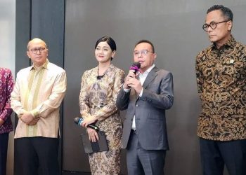 Wakil Ketua DPR RI Sufmi Dasco Ahmad melakukan kunjungan ke Gedung Bursa Efek Indonesia (BEI), Jakarta (dok IDXChanel)