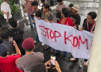 Aliansi Mahasiswa Jakarta melaporkan dugaan penyimpangan Program KDMP senilai Rp59,23 triliun ke KPK.(Istimewa)