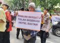 Koalisi Sipil Pembela Pengusaha Pribumi menolak rencana eksekusi Hotel Sultan pada 18 Juni 2026. (Istimewa)
