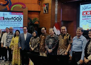Peluncuran KRISTAInterFOOD 2026 menandai komitmen baru dalam membangun koneksi bisnis industri F&B Indonesia.(Irfan/kabariku.com)