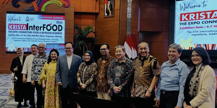 Peluncuran KRISTAInterFOOD 2026 menandai komitmen baru dalam membangun koneksi bisnis industri F&B Indonesia.(Irfan/kabariku.com)