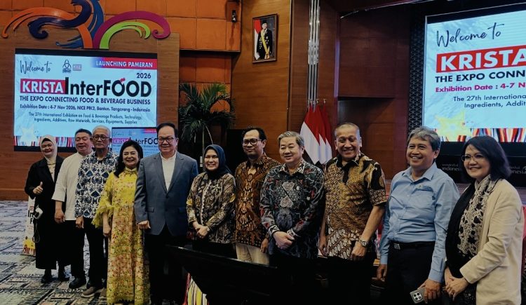 Peluncuran KRISTAInterFOOD 2026 menandai komitmen baru dalam membangun koneksi bisnis industri F&B Indonesia.(Irfan/kabariku.com)
