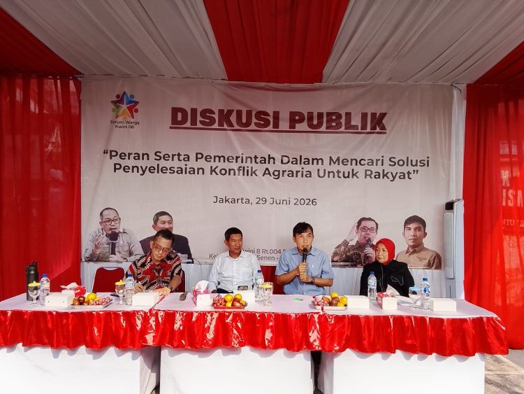 Warga Kwini 8 mendesak pencabutan SHP Nomor 48 Tahun 2023 serta meminta DPRD DKI, Ombudsman, dan BPN mengusut konflik agraria di Senen.(Istimewa)