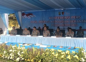 Polda Metro Jaya mengungkap 769 kasus curanmor dan menangkap 729 tersangka dalam Operasi Berantas Jaya 2026.(Dok.Irfan/kabariku.com)