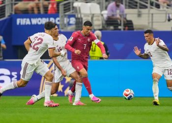 Tim Portugal harus mengakui kekalahannya saat meladeni Tim Spanyol dengan skor 1-0 di menit terakhir 90+1