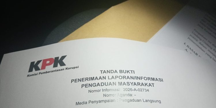 Jamwas melaporkan Kepala Dinas SDABMBK Kabupaten Bekasi ke Dewas KPK dan KPK. (Istimewa)